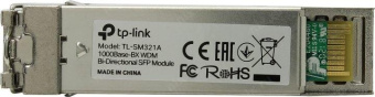 Модуль SFP TP-Link TL-SM321A 1000Base-BX WDM SFP LC TX:1550nm RX:1310nm 10km от магазина РЭССИ