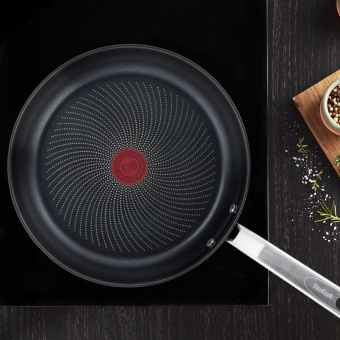 Сковорода Tefal Intuition B8170444 круглая 24см покрытие: антипригарное с титаном ручка несъемная (без крышки) стальной (2100125769) от магазина РЭССИ