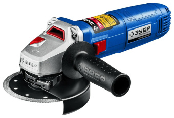 Углошлифовальная машина Зубр УШМ-П125-1500 ЭПСТ 1500Вт 9500об/мин рез.шпин.:M14 d=125мм от магазина РЭССИ