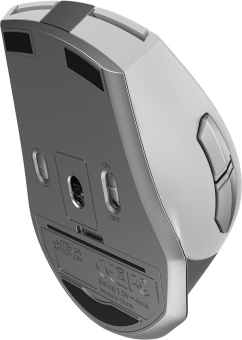 Мышь A4Tech Fstyler FB35S белый/серый оптическая (2000dpi) silent беспроводная BT/Radio USB для ноутбука (6but) от магазина РЭССИ