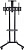 Подставка для телевизора Arm Media PT-STAND-9 черный 32"-65" макс.45кг напольный фиксированный от магазина РЭССИ