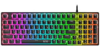 Клавиатура Acer Nitro OKW303 механическая черный USB for gamer LED (ZL.KBDCC.01D) от магазина РЭССИ