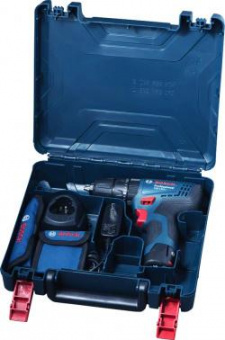 Дрель-шуруповерт Bosch GSB 120-LI аккум. патрон:быстрозажимной (кейс в комплекте) (06019G8100) от магазина РЭССИ