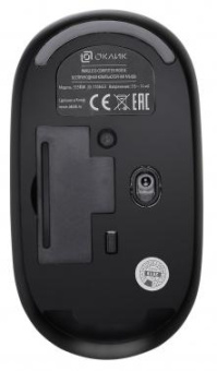 Мышь Оклик 535MW черный/серый оптическая (1000dpi) беспроводная USB для ноутбука (3but) от магазина РЭССИ