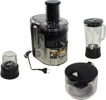 Соковыжималка центробежная Panasonic MJ-DJ31STQ 800Вт рез.сок.:1500мл. серебристый/черный от магазина РЭССИ