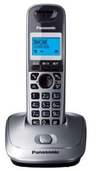 Р/Телефон Dect Panasonic KX-TG2511RUM серый металлик/черный АОН от магазина РЭССИ