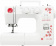 Картинка Швейная машина Janome Sakura 95 белый/цветы от магазина РЭССИ Швейная машина Janome Sakura 95 белый/цветы от магазина РЭССИ