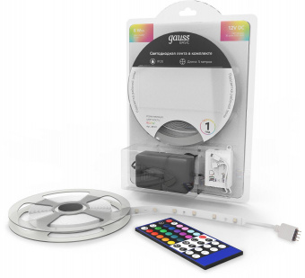 Лента светодиод. Gauss Basic 5м (BT011) от магазина РЭССИ