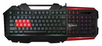Клавиатура A4Tech Bloody B3590R механическая черный/красный USB for gamer LED (B3590R (BLACK+RED)) от магазина РЭССИ