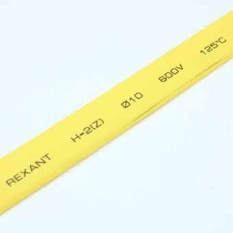 Трубка термоусадочная 10,0/5,0 желтая от магазина РЭССИ