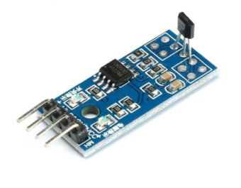 Модуль датчика скорости (Холла) 3144E 4pin LM393 (3433-3) FUT Arduino совместимый от магазина РЭССИ