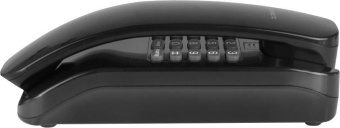 Телефон проводной Texet TX-215 черный от магазина РЭССИ