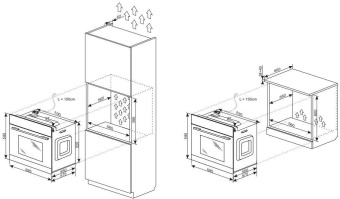 Духовой шкаф Электрический Hansa BOEI68224 нержавеющая сталь/черный от магазина РЭССИ