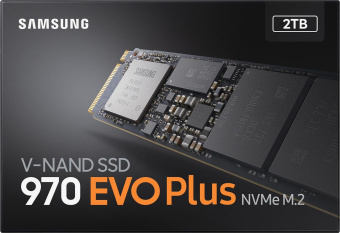 Накопитель SSD Samsung PCIe 3.0 x4 2TB MZ-V7S2T0B/AM 970 EVO Plus M.2 2280 от магазина РЭССИ