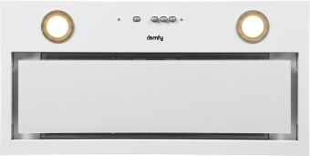 Вытяжка встраиваемая Domfy DM6036BB WG белый управление: кнопочное (1 мотор) от магазина РЭССИ