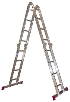 Шарнирная универсальная стремянка-трансформер 4 х 4 Corda Krause 085047 от магазина РЭССИ