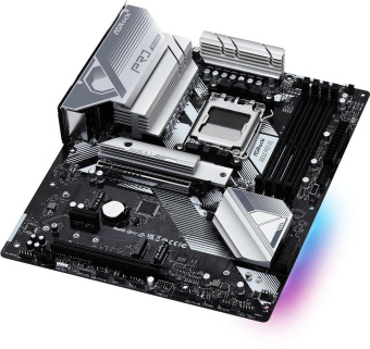 Материнская плата Asrock B650 PRO RS SocketAM5 AMD B650 4xDDR5 ATX AC`97 8ch(7.1) 2.5Gg RAID+HDMI+DP от магазина РЭССИ
