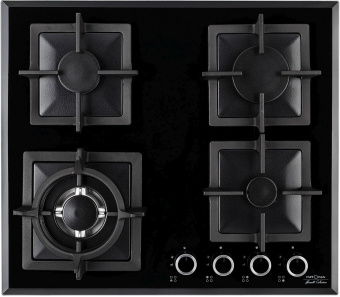 Газовая варочная поверхность Krona CALORE 60 черный от магазина РЭССИ