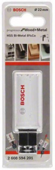 Коронка Bosch PROGRESSOR (2608594201) универсал. Д=22мм Дл=44мм (1пред.) для дрелей от магазина РЭССИ