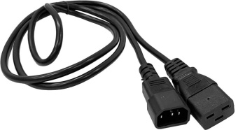 Шнур питания Lanmaster LAN-PP19/14-3.0-BK C19-С14 проводник.:3x0.75мм2 3м 220В 10А (упак.:1шт) черный от магазина РЭССИ