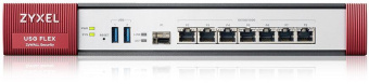 Межсетевой экран Zyxel USG FLEX 500 (USGFLEX500-RU0101F) 10/100/1000BASE-TX/SFP серебристый от магазина РЭССИ