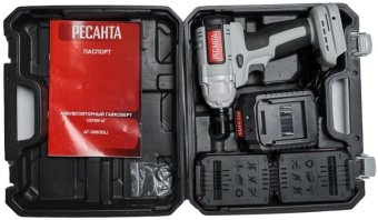 Гайковерт Ресанта АГ-300/20Li аккум. патрон:квад.1/2" (кейс в комплекте) (75/24/3) от магазина РЭССИ