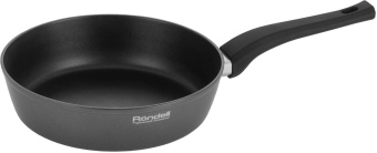 Сковорода Rondell Principal RDA-1480 круглая 28см покрытие: Xylan Plus ручка несъемная (без крышки) графитовый от магазина РЭССИ