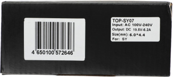 Блок питания TopON TOP-SY07 120W 19V-20V 6.2A от бытовой электросети LED индикатор от магазина РЭССИ