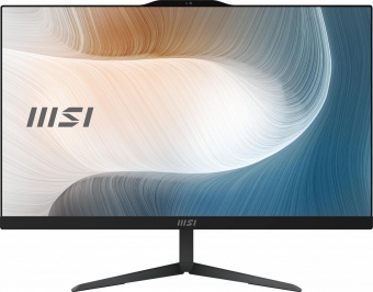 Моноблок MSI Modern AM242T 12M-087XRU 23.8" Full HD Touch i5 1240P (1.7) 8Gb SSD512Gb Iris Xe noOS GbitEth WiFi BT 120W клавиатура мышь Cam черный 1920x1080 от магазина РЭССИ