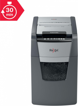 Шредер Rexel Optimum AutoFeed 150M черный с автоподачей (секр.P-5) фрагменты 150лист. 44лтр. скрепки скобы пл.карты от магазина РЭССИ