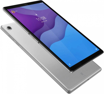 Планшет Lenovo Tab M10 TB-X306X Helio P22T (2.3) 8C RAM4Gb ROM64Gb 10.1" IPS 1280x800 3G 4G Android 10.0 серебристый 8Mpix 5Mpix BT GPS WiFi Touch microSD 1Tb 5000mAh 8hr 700hrs от магазина РЭССИ