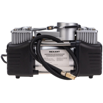 Автомобильный усиленный двухпоршневой компрессор REXANT 60 л/мин 10 атм 80-0521 от магазина РЭССИ