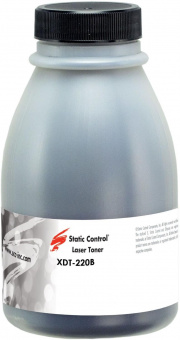 Тонер Static Control XDT-220B черный флакон 220гр. для принтера Xerox XD/Sharp AL1000 от магазина РЭССИ