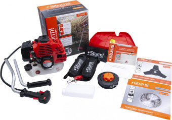 Триммер бензиновый Sturm! BT9543 1300Вт 1.3л.с. неразбор.штан. реж.эл.:леска/нож упак.:1шт. от магазина РЭССИ