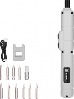 Отвертка аккум. Deko DKS4-Li аккум. патрон:шестигранник 6.35 мм (1/4) (065-0662) от магазина РЭССИ