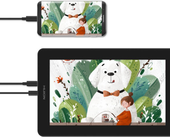 Графический планшет-монитор Huion Kamvas 12 USB оранжевый от магазина РЭССИ