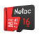 Картинка Флеш карта microSDHC 16GB Netac NT02P500PRO-016G-R P500 Extreme Pro V10 A1 + adapter от магазина РЭССИ Флеш карта microSDHC 16GB Netac NT02P500PRO-016G-R P500 Extreme Pro V10 A1 + adapter от магазина РЭССИ