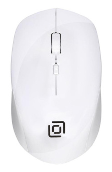Мышь Оклик 565MW glossy белый оптическая (1600dpi) беспроводная USB для ноутбука (4but) от магазина РЭССИ