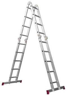 Шарнирная стремянка-трансформер универсальная Krause 5+4+4+5 085078 от магазина РЭССИ