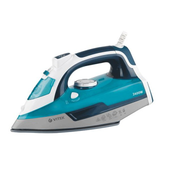 Утюг Vitek 1266-VT-02 2400Вт бирюзовый/белый от магазина РЭССИ