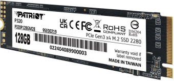 Накопитель SSD Patriot PCIe 3.0 x4 128GB P320P128GM28 P320 M.2 2280 от магазина РЭССИ