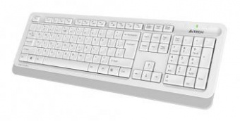 Клавиатура + мышь A4Tech Fstyler FG1010 клав:белый/серый мышь:белый/серый USB беспроводная Multimedia от магазина РЭССИ