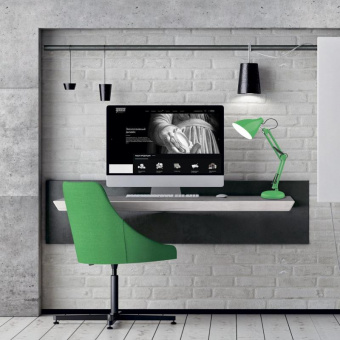 Светильник Gauss GT0033 настольный на струбцине/основание E27 зеленый 60Вт от магазина РЭССИ