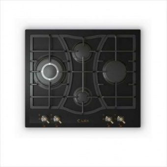 Газовая варочная поверхность Lex GVG 643 C BL черный от магазина РЭССИ