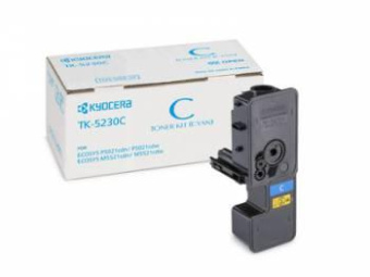 Картридж лазерный Kyocera TK-5230C 1T02R9CNL0 голубой (2200стр.) для Kyocera P5021cdn/cdw M5521cdn/cdw от магазина РЭССИ