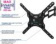 Картинка Кронштейн для телевизора Kromax DIX-25 черный 24"-55" макс.20кг настенный поворотно-выдвижной и наклонный от магазина РЭССИ Кронштейн для телевизора Kromax DIX-25 черный 24"-55" макс.20кг настенный поворотно-выдвижной и наклонный от магазина РЭССИ