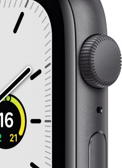 Смарт-часы Apple Watch SE A2352 44мм OLED корп.серый космос рем.темная ночь разм.брасл.:140-220мм (MKQ63LL/A) от магазина РЭССИ