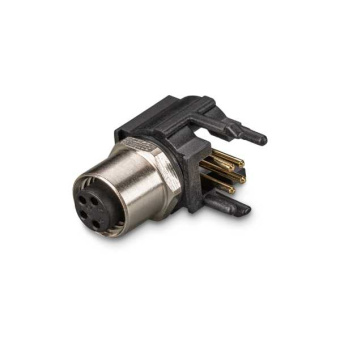 Разъём питания M8, 4 контакта (female), угловой от магазина РЭССИ