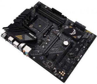 Материнская плата Asus TUF GAMING B550-PLUS Soc-AM4 AMD B550 4xDDR4 ATX AC`97 8ch(7.1) 2.5Gg RAID+HDMI+DP от магазина РЭССИ