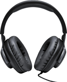 Гарнитура накладные JBL Quantum 100 1.2м черный проводные оголовье (JBLQUANTUM100BLK) от магазина РЭССИ